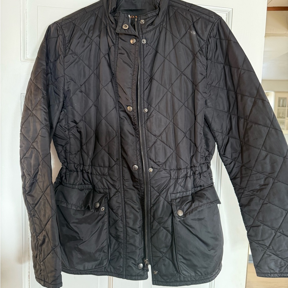 Coach Black Quilted Utility Jacket